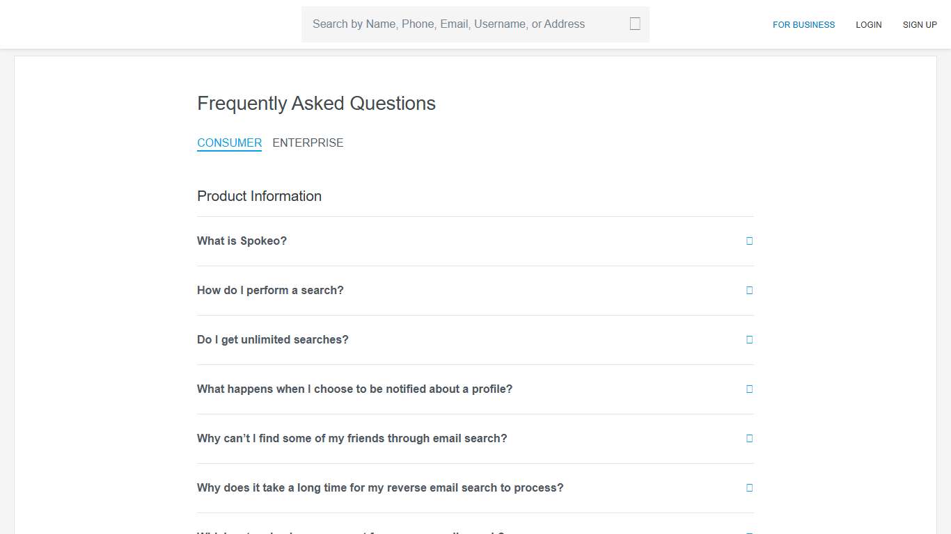 Spokeo People Search Frequently Asked Questions